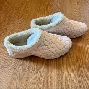NIB Easy Spirit Bimmy 2 Pink Quilted Slippers Size 10 Wide